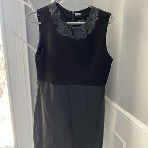 Brand New- dress with faux leather bottom